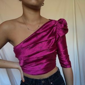 One-Shoulder blouse top